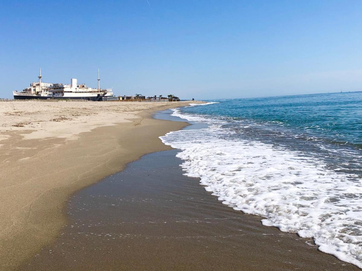 Barcaresa-Villa Vue Mer Acces Direct Plage - Piscine Le Barcarès Kültér fotó